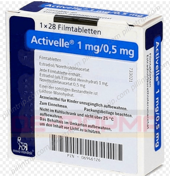 Activelle (Estradiol 1mg / Norethisterone Acetate 0.5mg) — 28 Film-Coated Tablets
