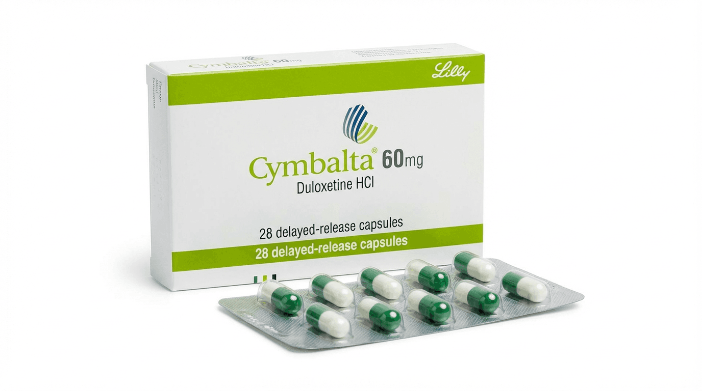 Cymbalta (Duloxetine) 60mg — 28 Gastro-Resistant Capsules