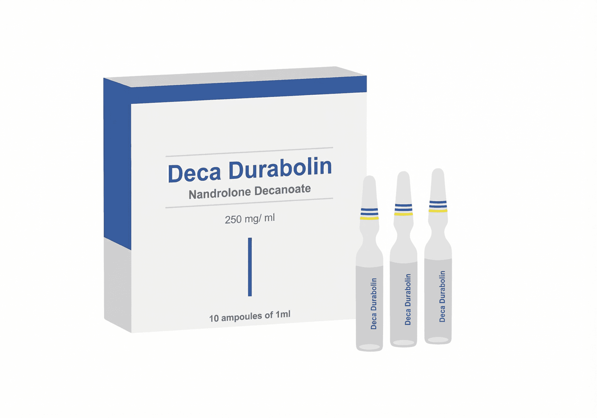 Nandrolone Decanoate (Deca-Durabolin) 250mg/ml — box of 10 amps