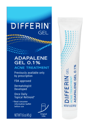 Differin (Adapalene) 0.1% Gel — 45g