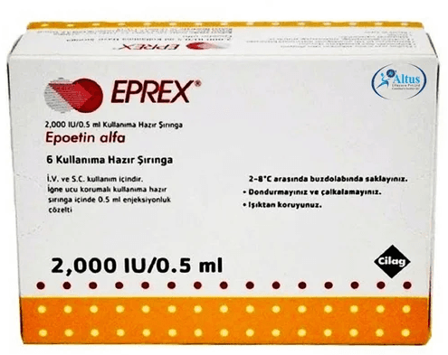 Eprex® (Epoetin alfa) 2000 IU — box of 6 syringes
