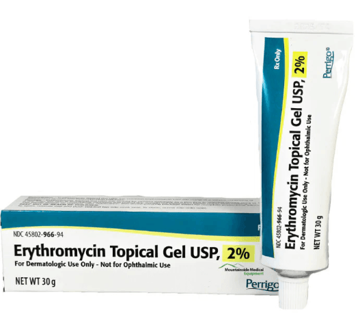 Erythromycin Topical Gel USP 2% — 30g