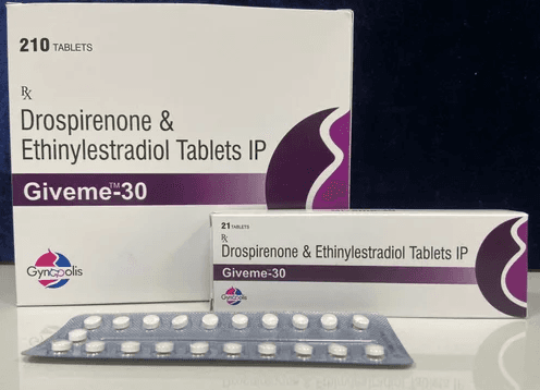 Giveme-30 (Drospirenone / Ethinylestradiol) — 210 Tablets