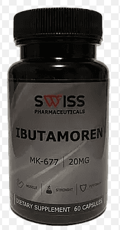 Ibutamoren (MK-677) 25mg — 60 Capsules