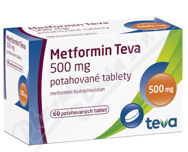 Metformin Teva 500mg — 60 Tablets