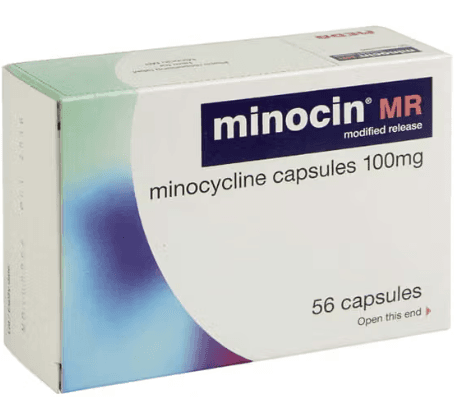 Minocin MR (Minocycline) 100mg Modified Release — 56 Capsules