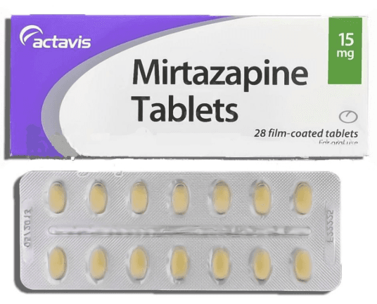 Mirtazapine 15 mg — 28 film-coated tablets