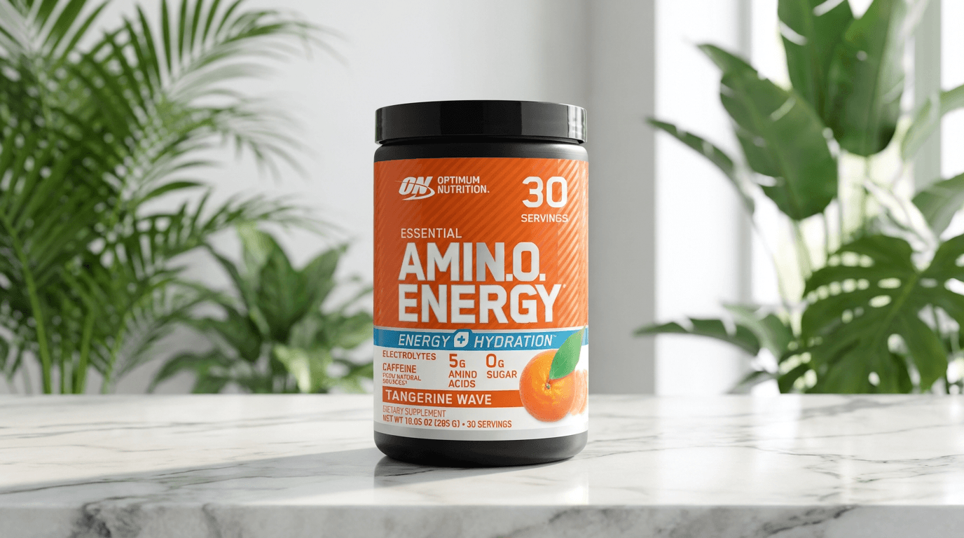 Essential AMIN.O. Energy + Electrolytes — Tangerine Wave 285g