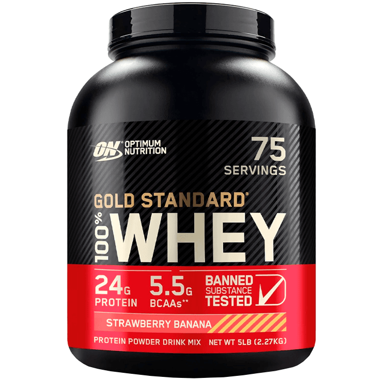 Gold Standard 100% Whey — Strawberry Banana 900g