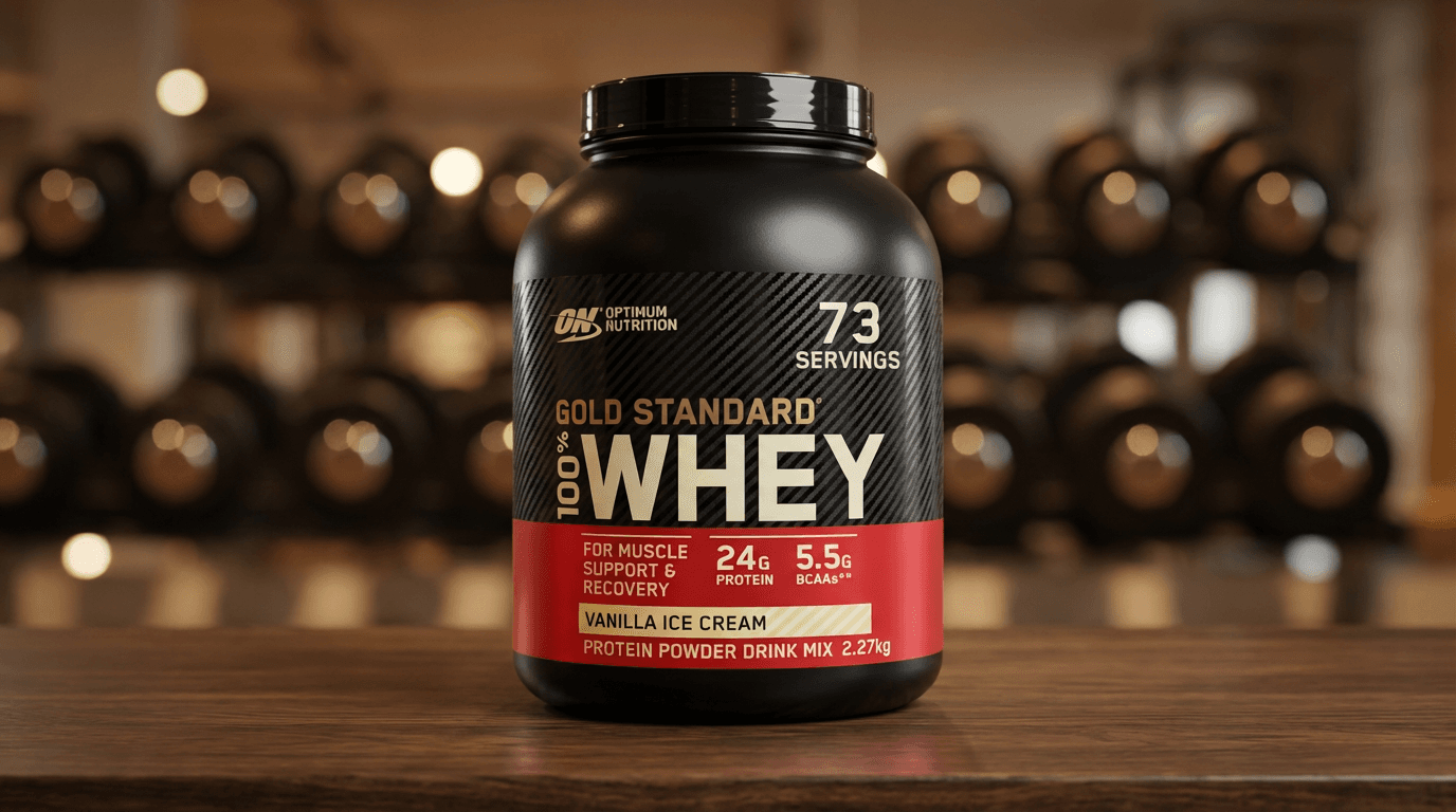 Gold Standard 100% Whey — Vanilla Ice Cream 2.27kg