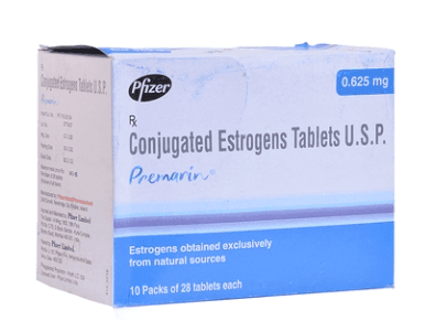 Premarin (Conjugated Estrogens) 0.625mg — 10 × 28 Tablets