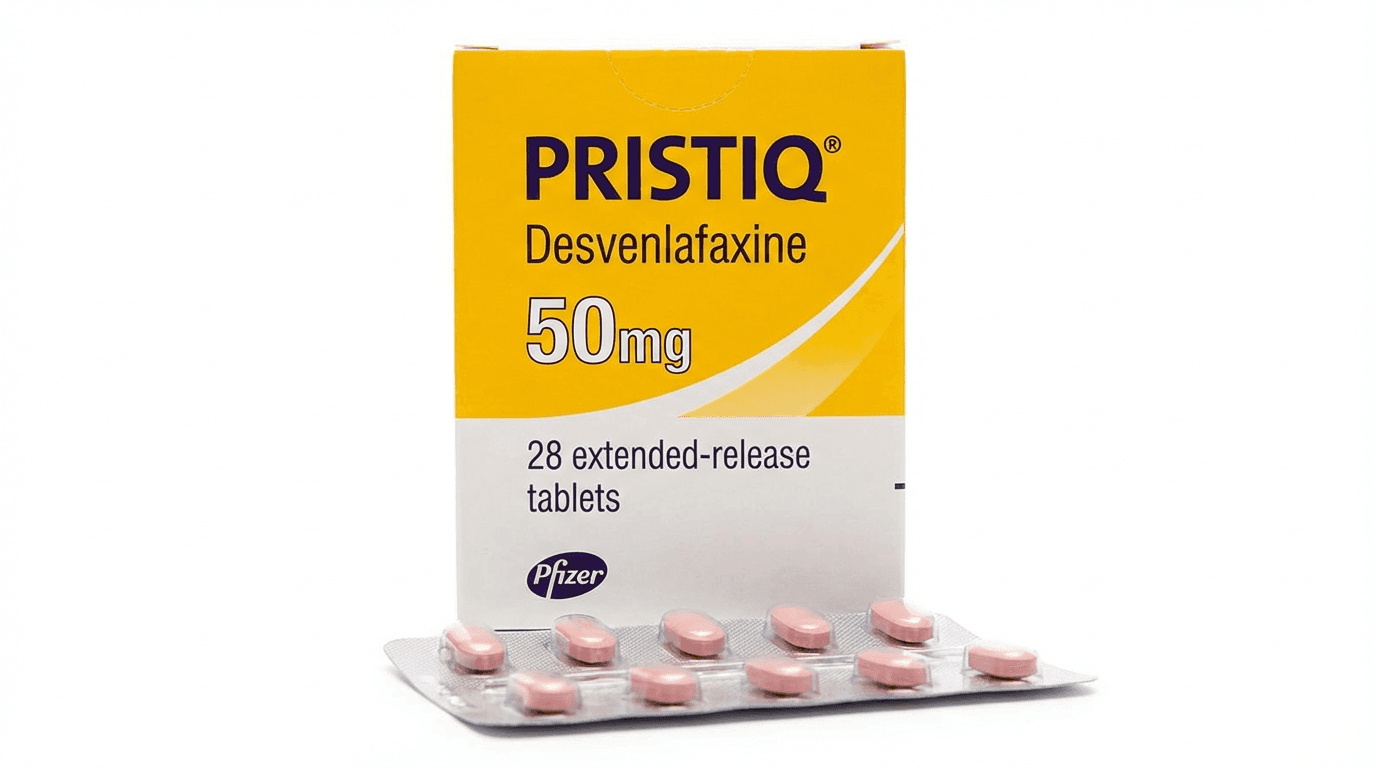 Pristiq (Desvenlafaxine) 50mg — 28 Extended-Release Tablets