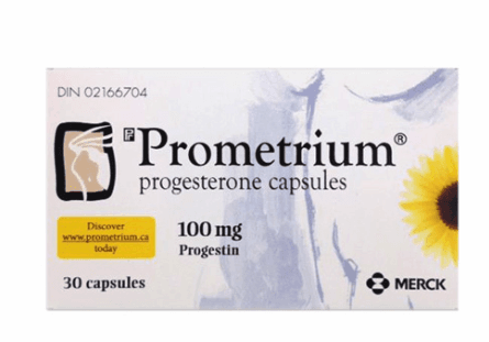 Prometrium (Progesterone) 100mg — 30 Capsules