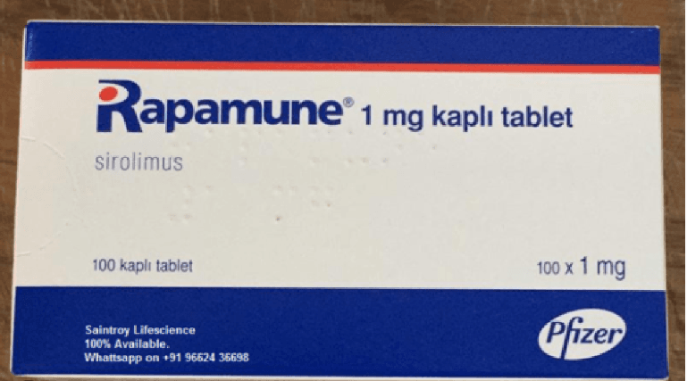 Rapamycin (Sirolimus) 1mg — 30 Tablets