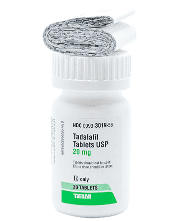 Tadalafil 20mg — 30 Tablets