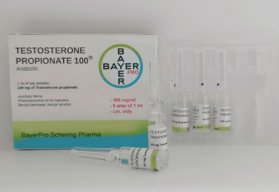 Testosterone Propionate 100mg/ml — box of 5 amps