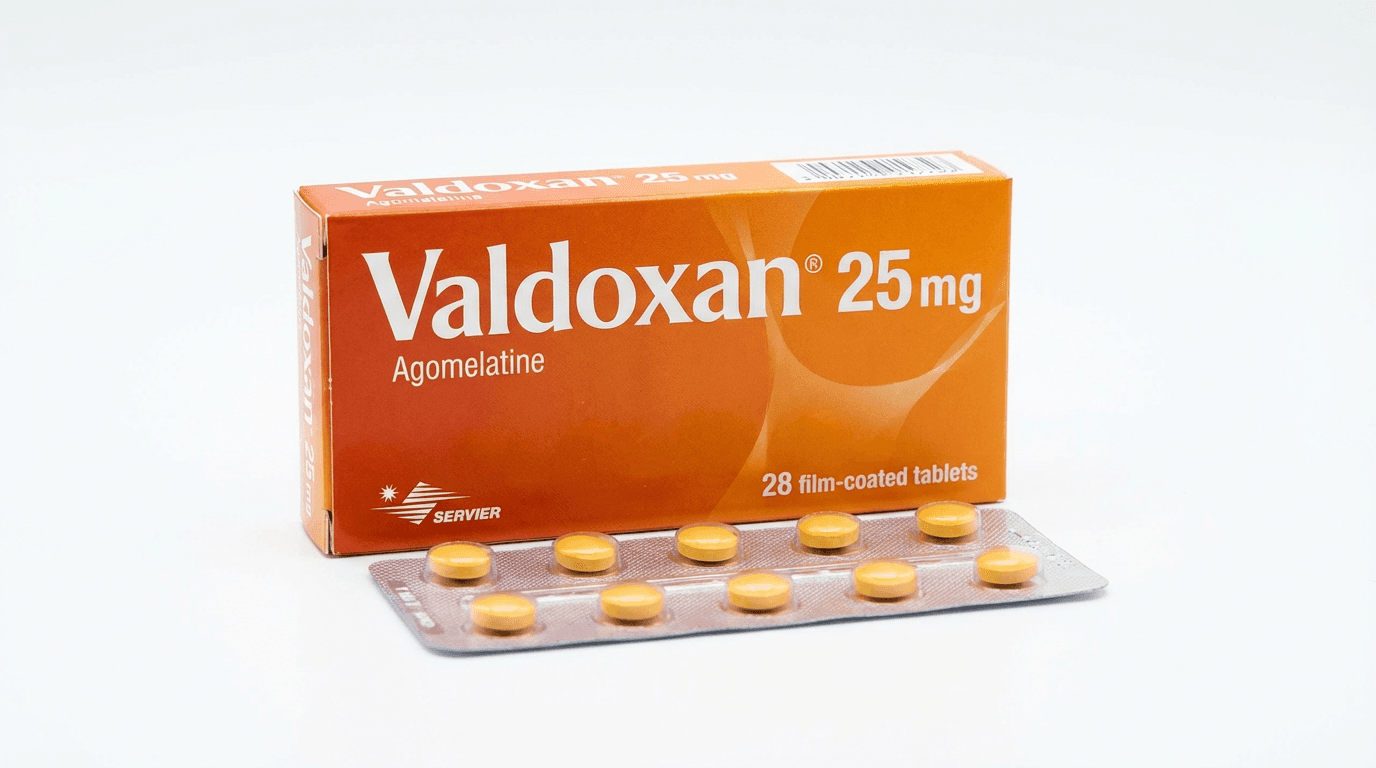 Valdoxan (Agomelatine) 25mg — 28 Film-Coated Tablets